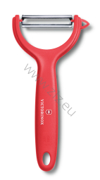 Victorinox 7.6079.1 Obieraczka do warzyw i owoców, dedykowana do obierania pomidorów i kiwi, uchwyt czerwony