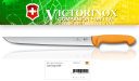 Victorinox 5.8433.31 Swibo WENGER Nóż Szefa do porcjowania, ostrze 31 cm, uchwyt żółty