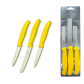 Szwajcarski zestaw 3 noży kuchennych 6.7118.3 Victorinox, kolor uchwytów żółty