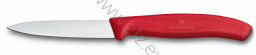 Victorinox nóż do obierania i wykrajania, warzyw  6.7601 (czerwony)  sześć kolorów, ostrze 8 cm, gładkie
