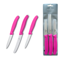 Szwajcarski zestaw 3 noży kuchennych 6.7115.3 Victorinox, kolor uchwytów różowy