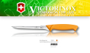 Victorinox 5.8448.16 Swibo WENGER Nóż do filetowania ryb, gładkie, giętkie i wąskie ostrze 16 cm