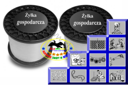 ŻYŁKA TECHNICZNA - GOSPODARCZA DUŻY NAWÓJ od 0,8mm do 2,00mm, NAWÓJ od 900 do 5000 metrów