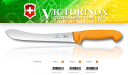 Victorinox 5.8426.17 Swibo WENGER Nóż Rzeźniczy, ostrze 17 cm,  dostępne ostrza: 17 cm 21 cm; 24 cm  (gładkie, zakrzywione - profilowane), uchwyt żółty)