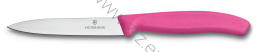 Victorinox 6.7706.L115 Nóż pikutek do obierania warzyw i wykrajania (różowy)  sześć kolorów, ostrze 10 cm, gładkie, czubek ostry