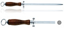 Victorinox 7.8340 Stalka - Ostrzarka do noży (ostrzałka) owalna,  długość robocza 27 cm, uchwyt z drewna bukowego.