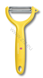 Victorinox 7.6079.8 Obieraczka do warzyw i owoców, dedykowana do obierania pomidorów i kiwi, uchwyt żółty