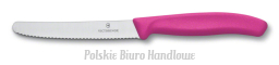 Victorinox 6.7836.L115 nóż do kiełbasy i pomidorów PIKUTEK, uchwyt różowy - dostępne inne kolor