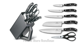 Szwajcarski zestaw 6 kutych noży w bloku Victorinox 7.7243.6 Kolekcja Grand Maître 