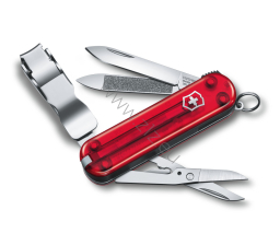 Victorinox 0.6463.TB1  NAILCLIP 580 scyzoryk 65 mm z obcinaczem do paznokci, 8 funkcji, opakowanie blister