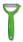 Victorinox 7.6079.4 Obieraczka do warzyw i owoców, dedykowana do obierania pomidorów i kiwi, uchwyt zielony