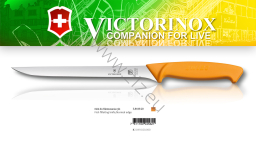 Victorinox 5.8449.20 Swibo WENGER Nóż do filetowania ryb, gładkie, giętkie i wąskie ostrze 20 cm