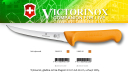 Victorinox 5.8405.16 Swibo WENGER Boning knife nóż trybownik, gładkie ostrze 16 cm, uchwyt żółty (dostępne ostrza: 13 cm, 16 cm)