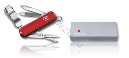 Victorinox 0.6463.B1 NAILCLIP 580 scyzoryk 65 mm z obcinaczem do paznokci, 8 funkcji, opakowanie blister