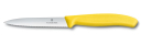 Victorinox 6.7736.L8 Nóż pikutek do obierania warzyw i wykrajania (żółty)  sześć kolorów, ostrze 10 cm, ząbkowane, czubek ostry