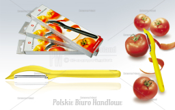 Victorinox 7.6075.8 Obieraczka do warzyw i owoców, dedykowana do obierania pomidorów, uchwyt żółty